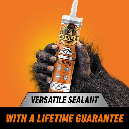 Clear silicone sealant packaging front label