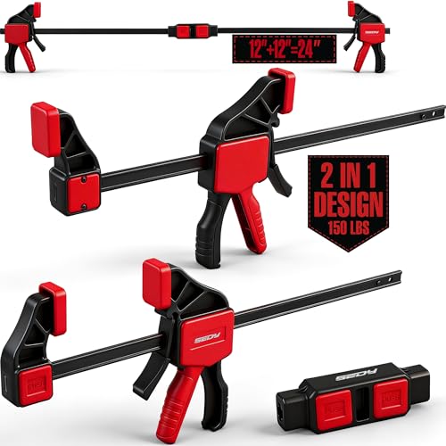 SEDY 3-pack 12-inch bar clamps set