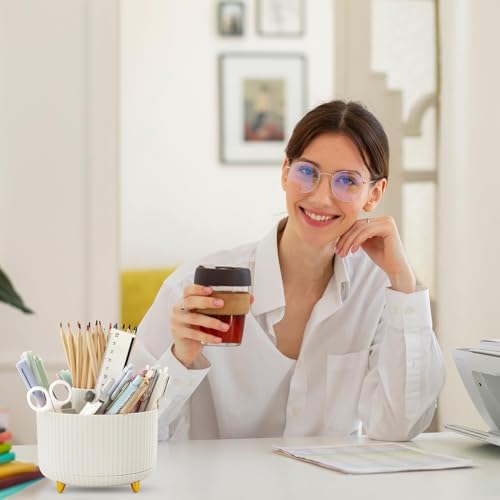 Office desk with SKYDUE storage cup