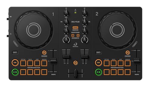 AlphaTheta DDJ-FLX2 side profile