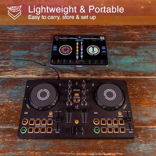 AlphaTheta DDJ-FLX2 portable size