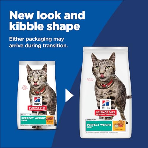 Hill's Science Diet 7 lb cat food packaging side view