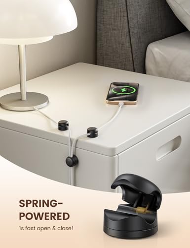Spring locking mechanism on Lamicall cord holder
