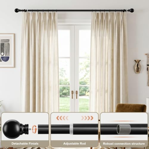 Heavy duty metal curtain rod bracket
