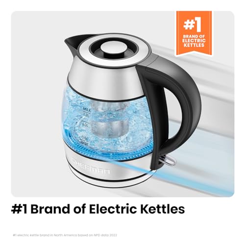 Chefman Glass Electric Tea Kettle