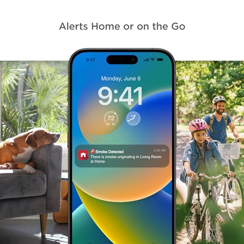 First Alert SC5 side profile with battery slot
