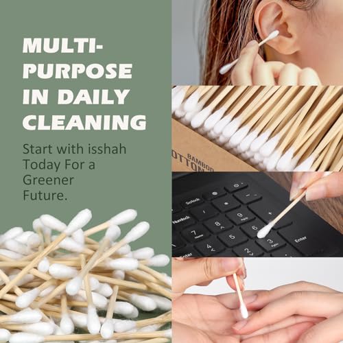 Isshah 500 count swab box packaging