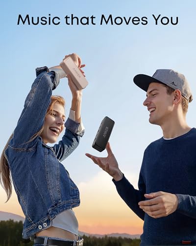 Anker Soundcore 2 showing waterproof design