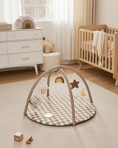 Soft padded mat with non-slip backing