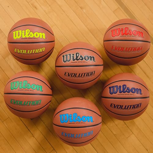 WILSON Evolution basketball laid-in channels