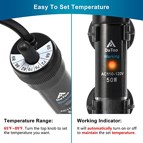 DaToo D1 heater with indicator light