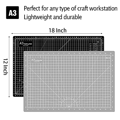 Top down view of Headley Tools craft mat