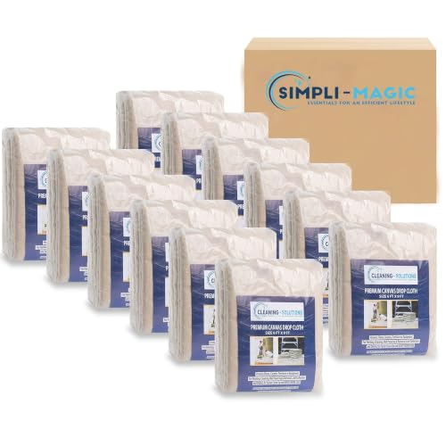 Simpli-Magic 79196C 12-pack drop cloth bundle