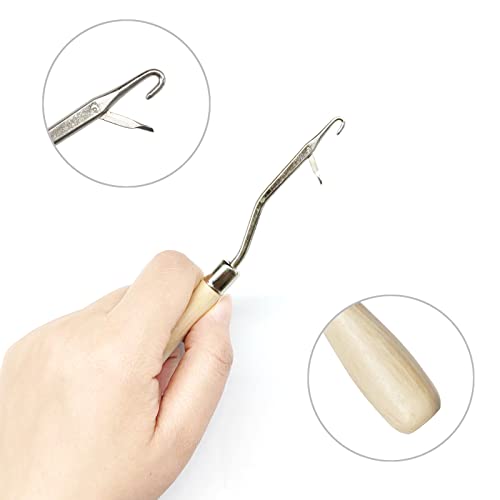 Small and large plastic latch hooks