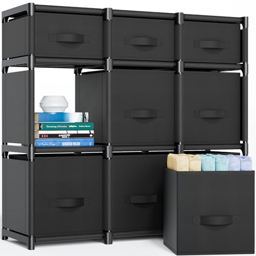 Mavivegue 9 Cube Storage Organizer front view