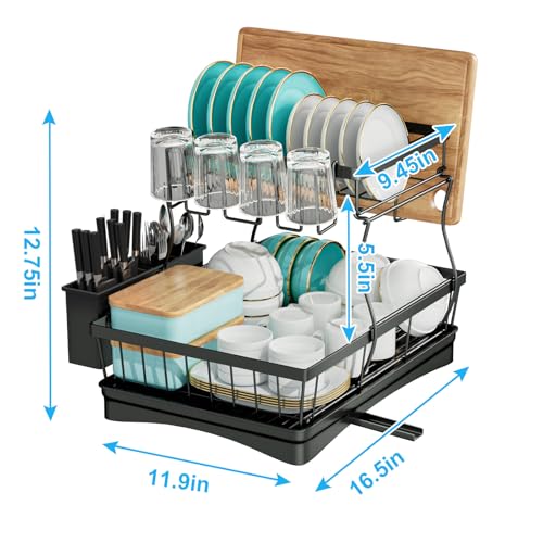 Close up of 7 code dish rack utensil holder