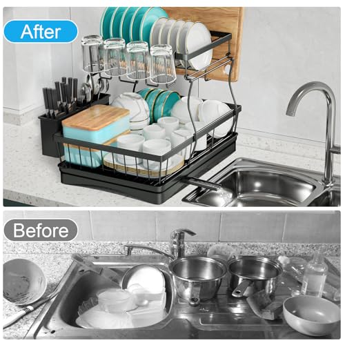 Assembly view of 7 code kitchen dish rack