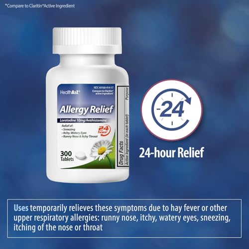 HealthA2Z allergy relief medication bottle cap
