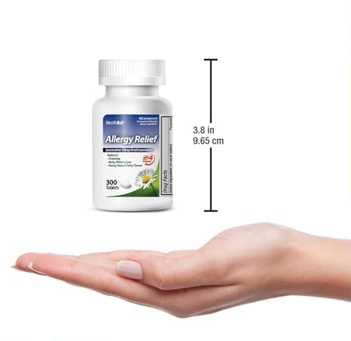 HealthA2Z 300 count allergy relief supply