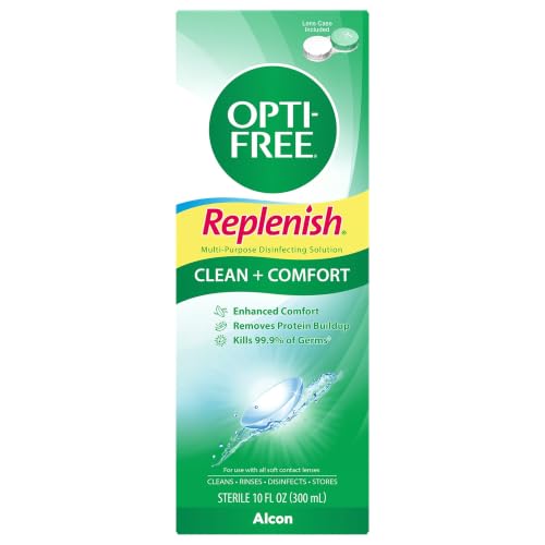 Opti-Free Replenish solution box and included lens case
