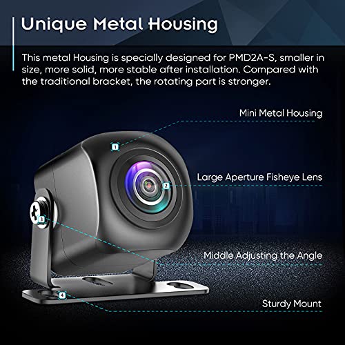 PixelMan PMD2A-S rear view camera lens view