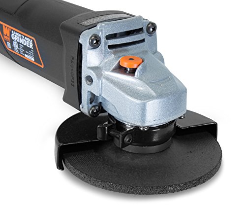 WEN angle grinder rubber grip detail