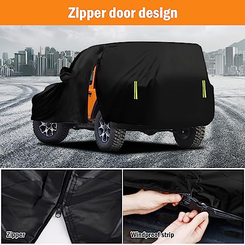 Reflective safety strip on Migaven cover