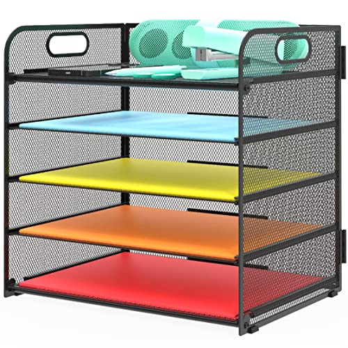 Sinboun 5-Tier Mesh Letter Tray front view