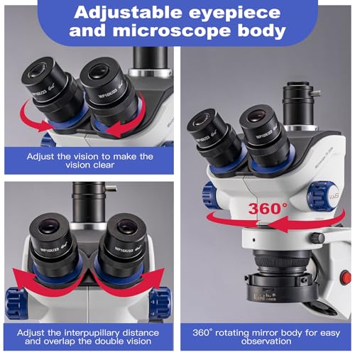 TX350E Microscope with 0.7x-5x zoom objective