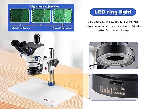 White Stereo Microscope for electronics repair