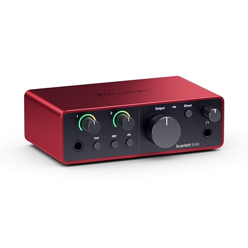 Focusrite Scarlett Solo 4th Gen front view