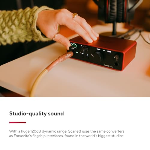 Focusrite interface with Air mode button highlighted