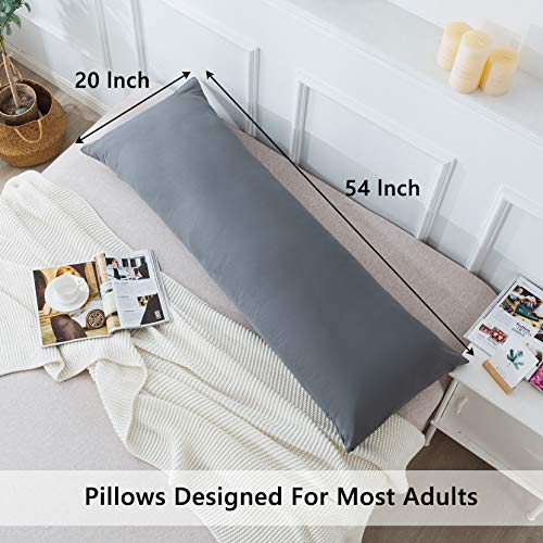 Soft fiber-filled ELNIDO QUEEN body pillow insert