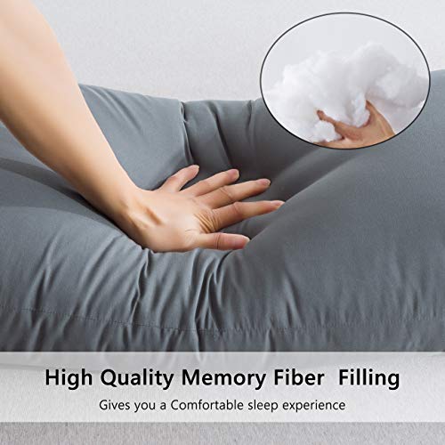 Breathable polyester pillowcase for ELNIDO QUEEN body pillow