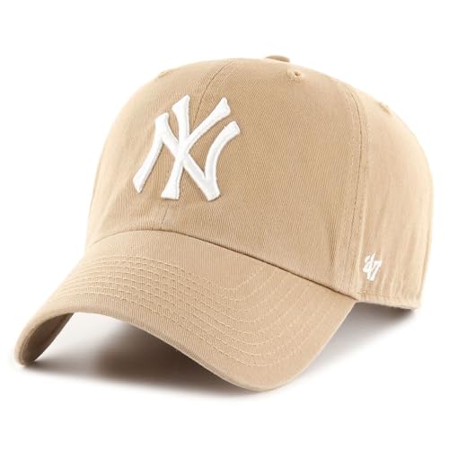 47 New York Yankees Khaki Clean Up cap front view