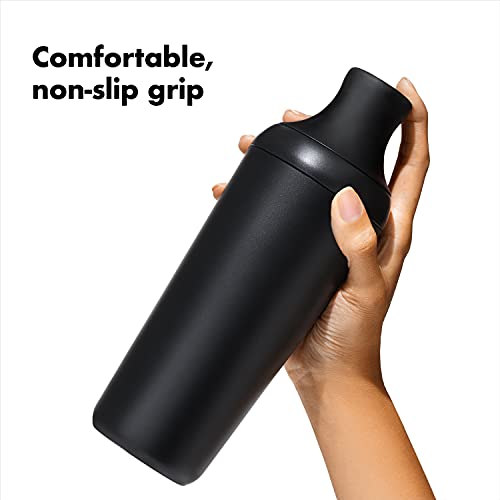 OXO shaker black finish view
