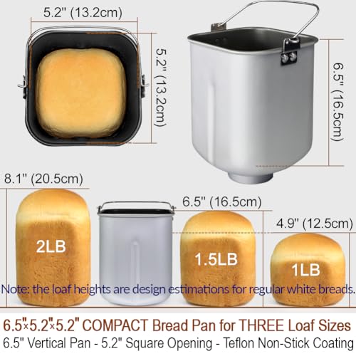Stainless steel bread pan with kneading paddle