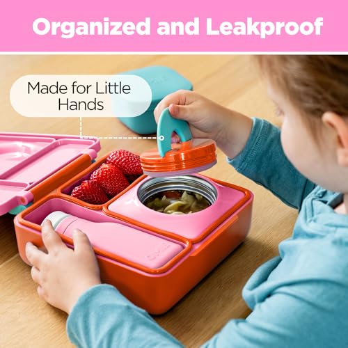 Omie lunch box showing leakproof seals