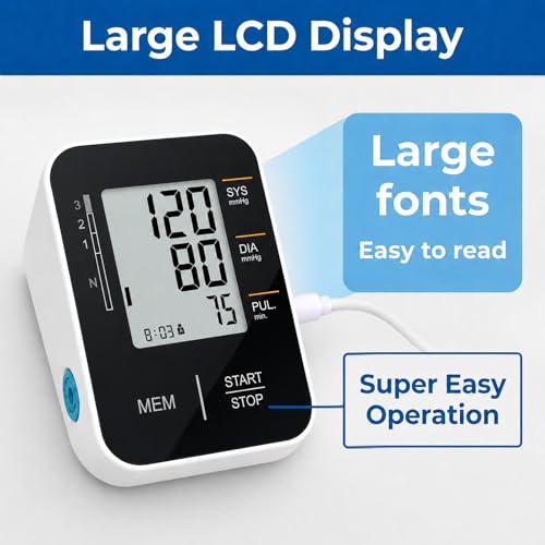 Wishlove BP monitor large LCD display