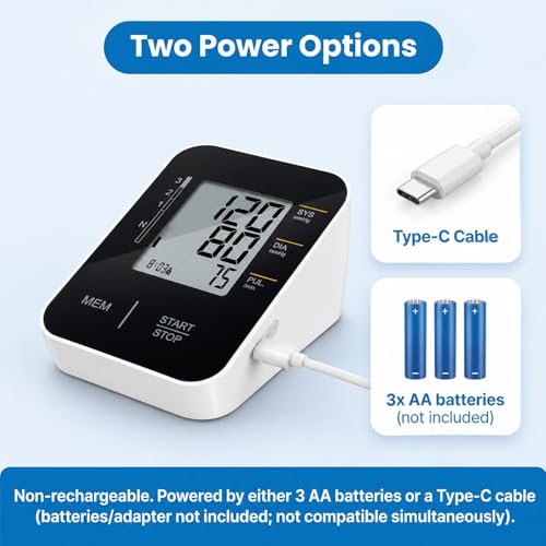 Wishlove BP monitor with Type-C power