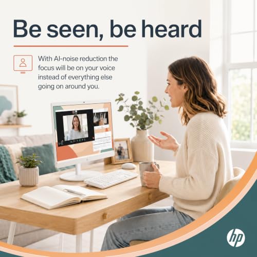 Close-up of HP 22-inch FHD IPS display