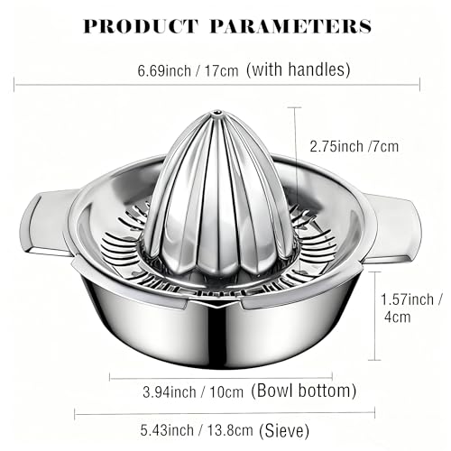 Stainless steel bowl with dual pour spouts