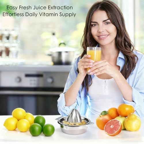 Portable manual juicer for travel and home use