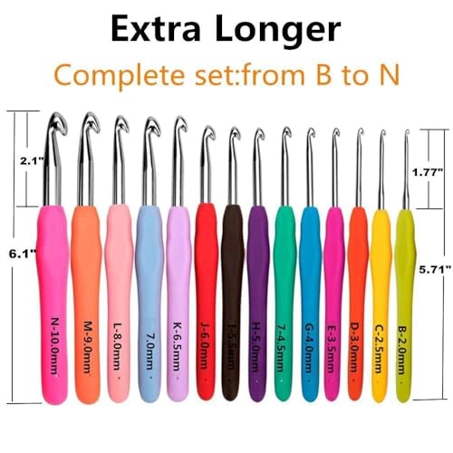 Included yarn needles and stitch markers