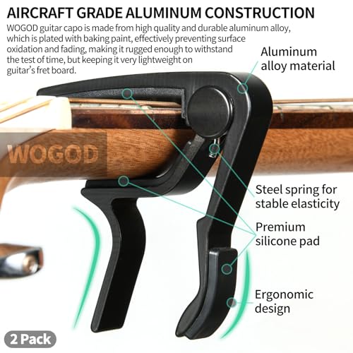 Pair of WOGOD instrument capos