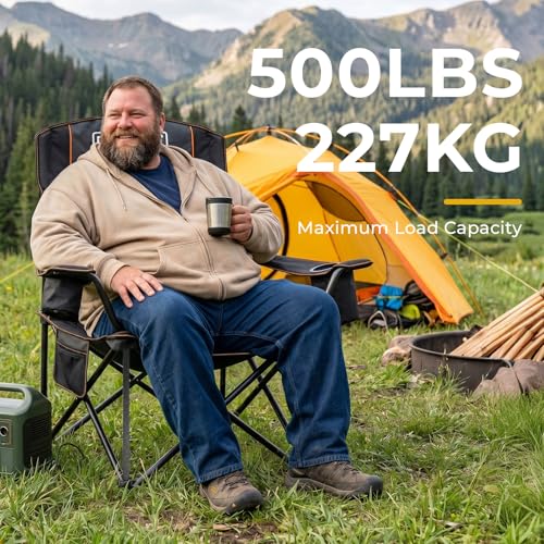 Overmont Durable 600D Oxford Fabric Camping Chair