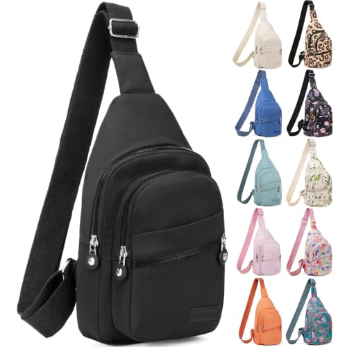 Banelu Small Sling Backpack black front view