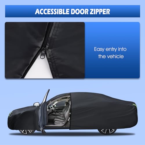 iautaxesoriz car cover waterproof material texture