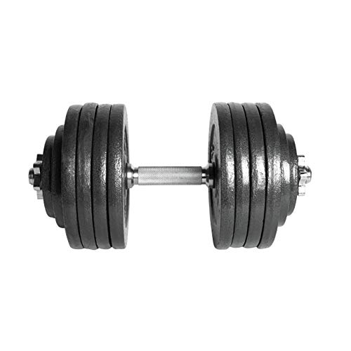 Close up of CAP Barbell cast iron weight plates
