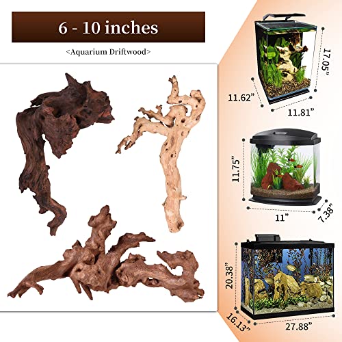 Natural brown driftwood for fish tanks